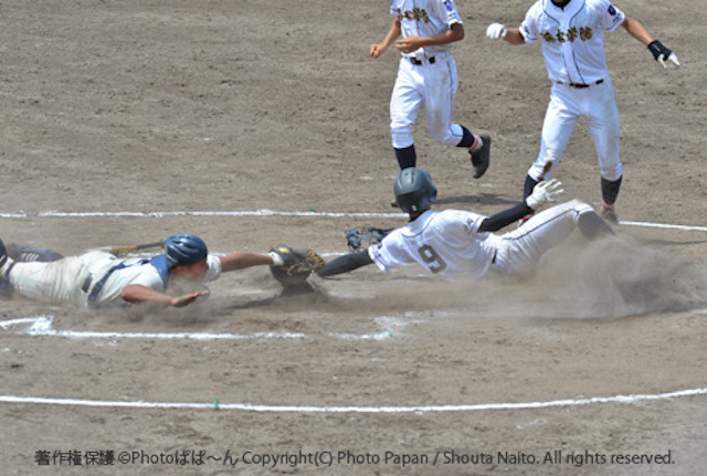 2016年､夏の高校野球静岡大会の記録写真